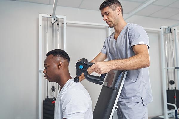 Trigger Point Therapy aiding with upper back pain